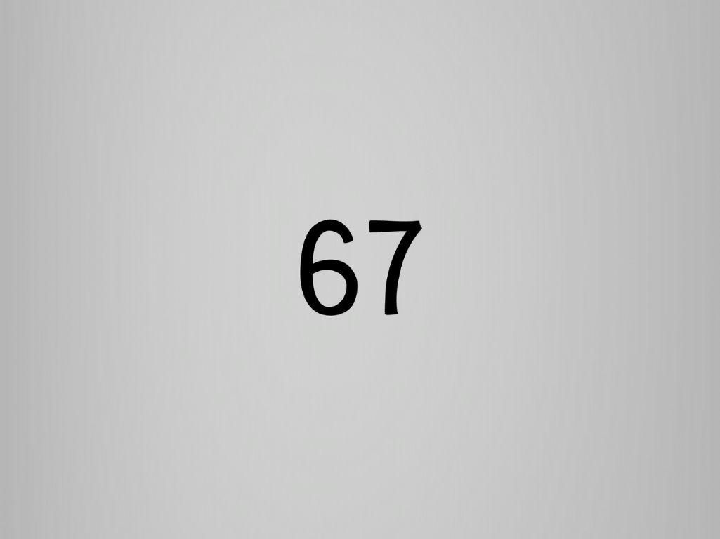 '6-7' on a grey background
